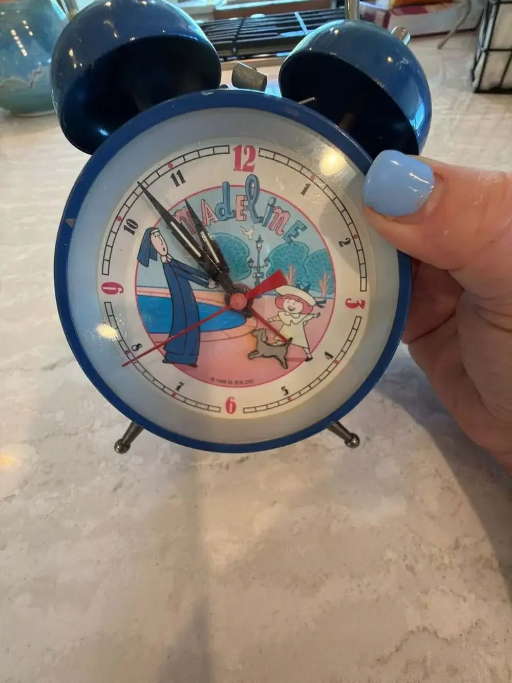 Vintage 1998 Madeline Twin Bell Mechanical Alarm Clock